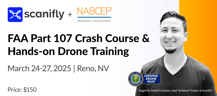 Learn to fly drones for faster, safer solar site surveys at the NABCEP CE Conference 2025. Hands-On Drone Training & FAA Part 107 Prep.