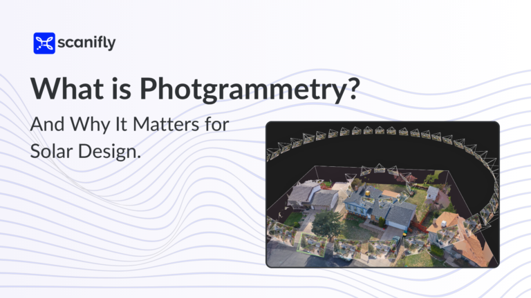 Photogrammetry for solar design